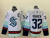 Seattle Kraken 32 Kraken White Adidas Jersey,baseball caps,new era cap wholesale,wholesale hats